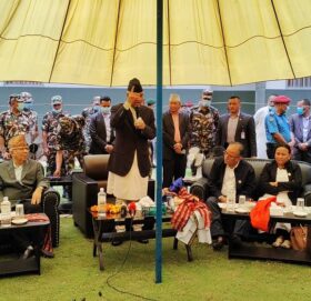 गठबन्धनका शीर्ष नेता निजगढमा, अन्तर्राष्ट्रिय विमानस्थल बनाउने घाेषणा