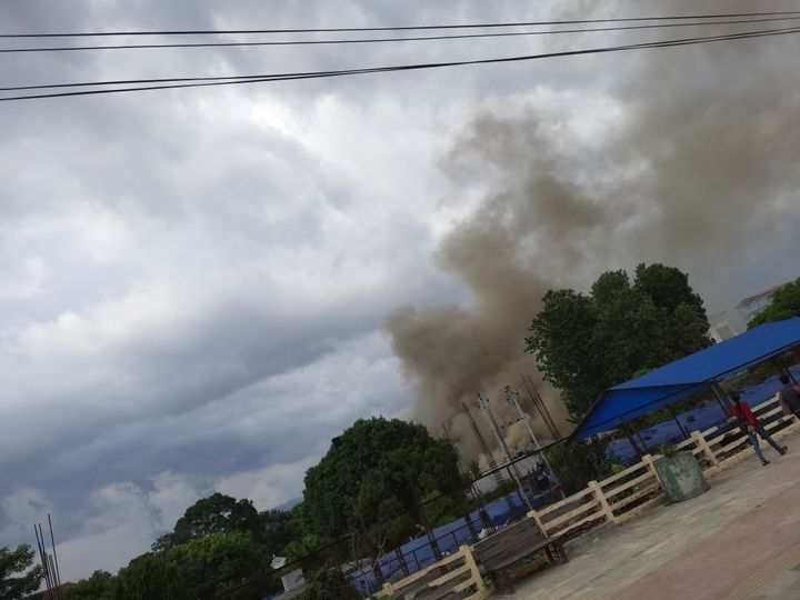 काठमाडौंको भृकुटीमण्डपमा आगलागी