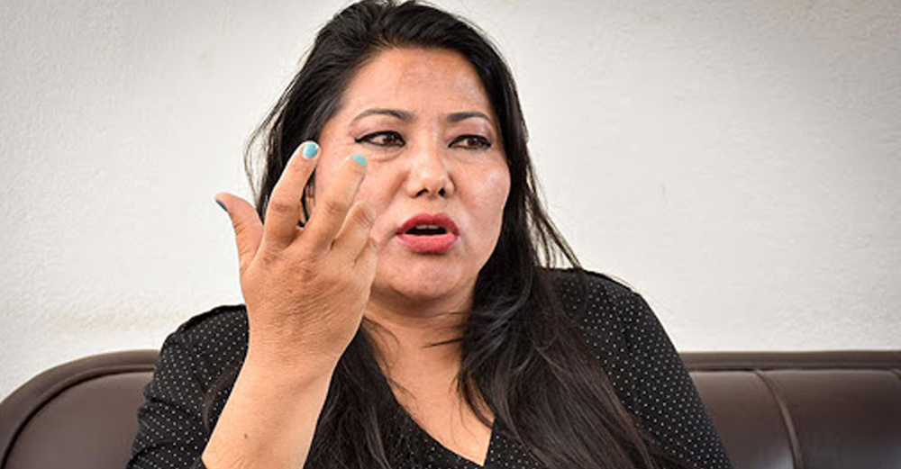 बालेनको समर्थनमा रामकुमारी झाँक्री