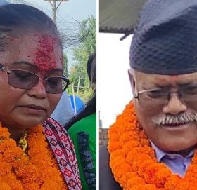 सुनसरी ३ मा विजय गच्छदारलाई पराजित गर्दै एमालेकी भगवती चौधरी विजयी