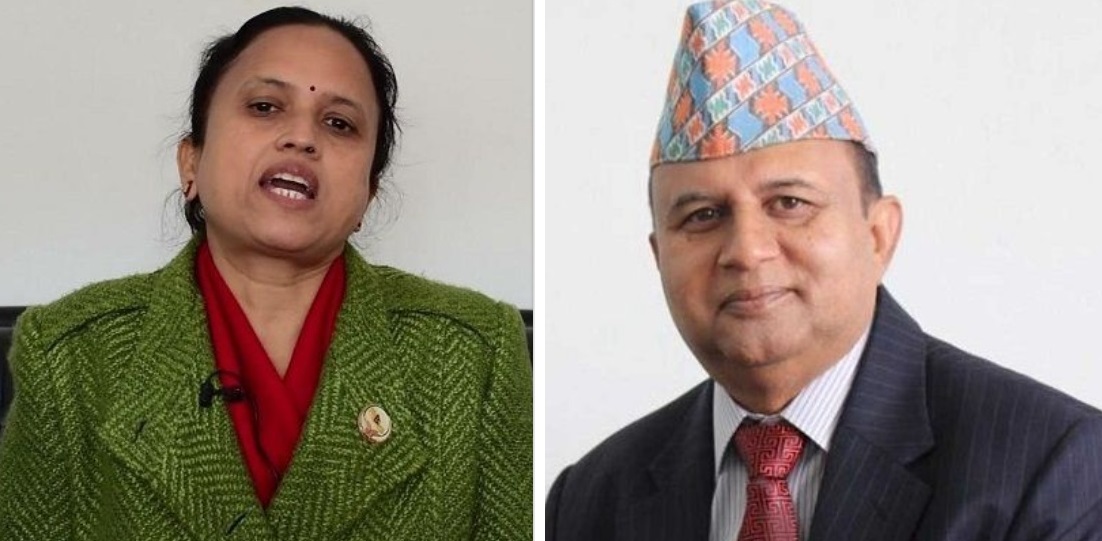 एमालेका शंकर पोखरेललाई हराउँदी माओवादीकी रेखा शर्मा बिजयी