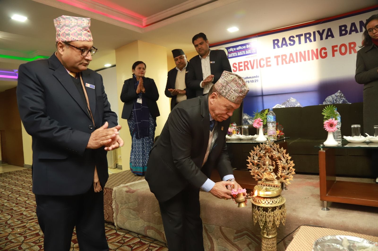 राष्ट्रिय वाणिज्य बैंकद्धारा १७९ जना कर्मचारीलाई पूर्वसेवाकालिन तालिम प्रदान