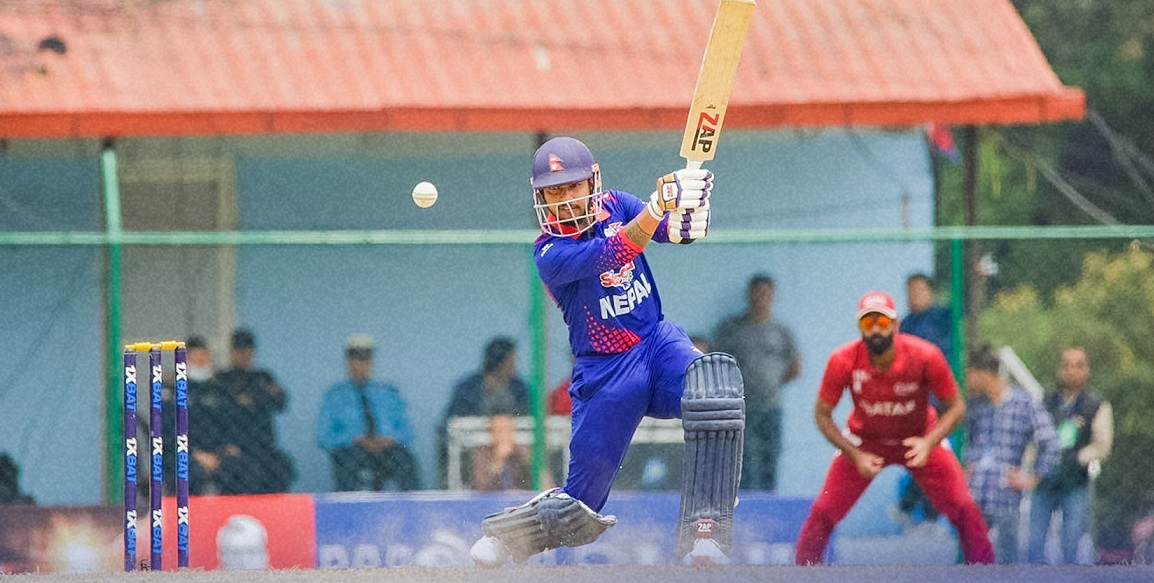 एसीसी प्रिमियर लिग: नेपाल १५७ रनमा अलआउट