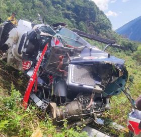 हेलिकोप्टर दुर्घटना अपडेट : एक जनाको मृत्यु