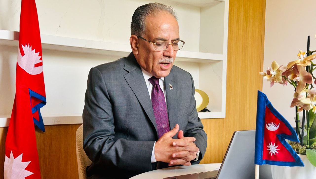 प्रधानमन्त्री दाहाल र चिनियाँ नेता युआनबीच भर्चुअल संवाद