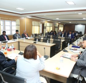 सभामुख घिमिरे र संसदीय समितिका सभापतिहरुबीच छलफल