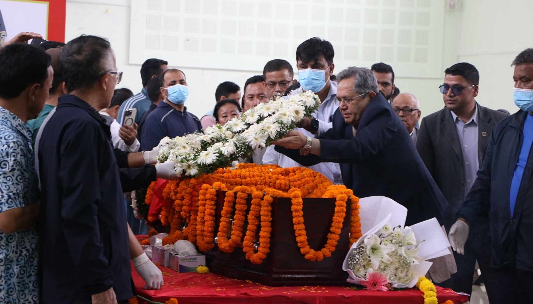 सुवास नेम्वाङको अन्त्येष्टि बिहीबार पशुपति आर्यघाटमा गरिने