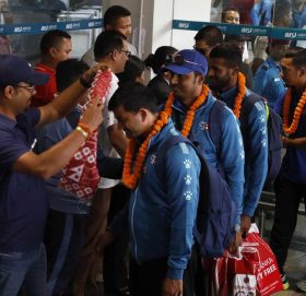 एसिया कप खेलेर नेपाली क्रिकेट टोली स्वदेश फिर्ता