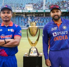 नेपाल र भारतको खेल वर्षाको कारण रोकियाे