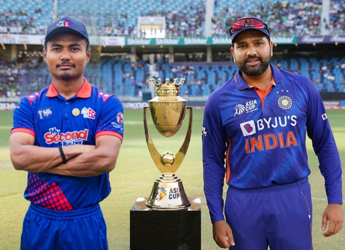 नेपाल र भारतको खेल वर्षाको कारण रोकियाे