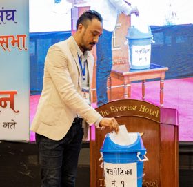 पारस खड्का क्यानको सचिवमा निर्वाचित