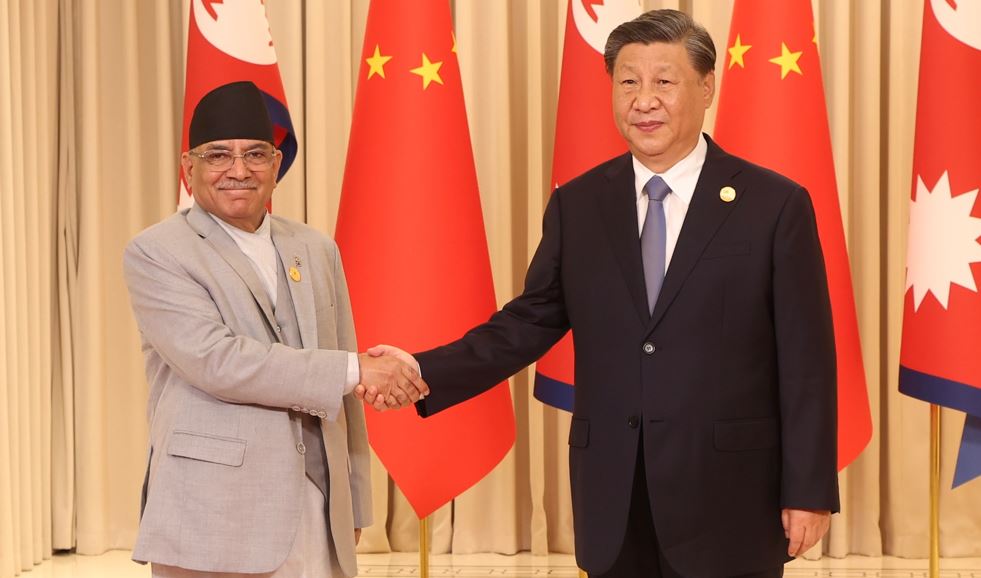 प्रधानमन्त्री दाहाल बेइजिङमा