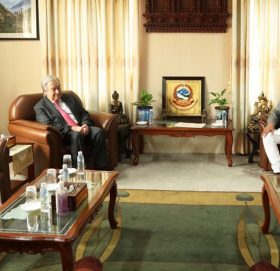 राष्ट्रसंघका महासचिव गुटेरेस र परराष्ट्रमन्त्री साउदबीच भेटवार्ता