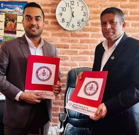 महालक्ष्मी विकास बैंकले महालक्ष्मी स्वस्तिक बगैँचाको मर्मत गर्ने