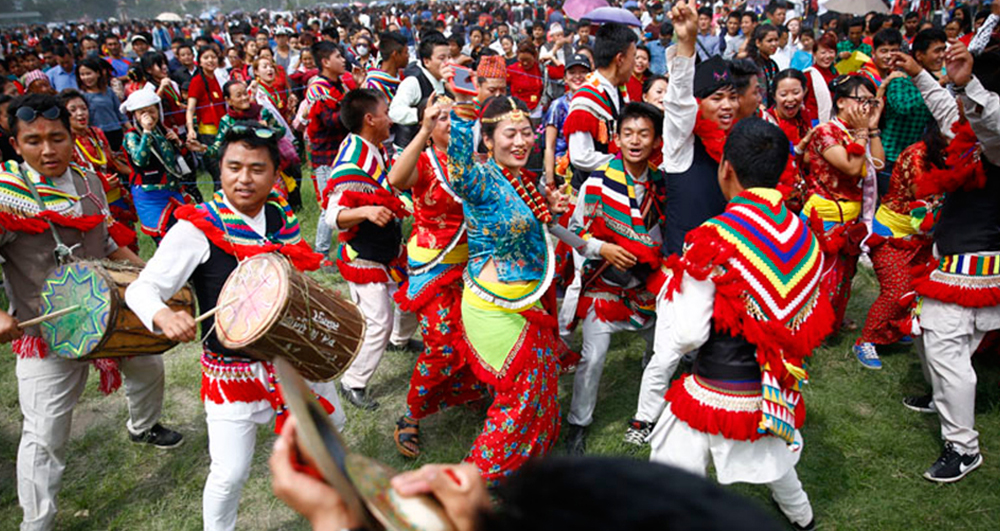 किरात समुदायले आज देशभर उभौली पर्व मनाउँदै