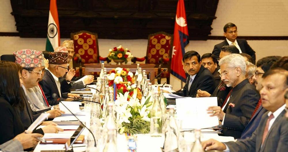 नेपाल-भारत परराष्ट्रमन्त्रीस्तरीय बैठक सम्पन्न