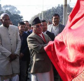 काठमाडौंवासीलाई मेलम्चीको पानी नियमित उपलब्ध गराउने प्रधानमन्त्री प्रचण्डको आश्वासन