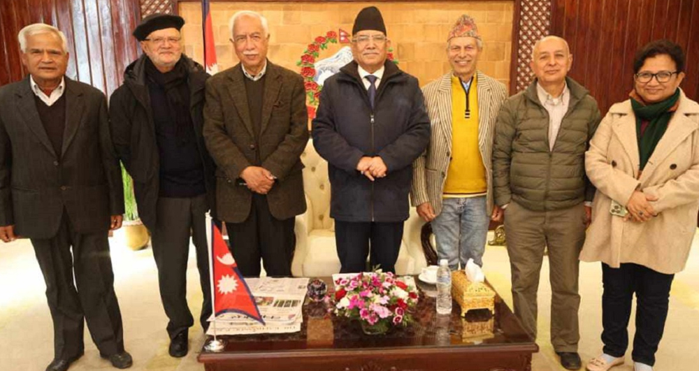 प्रधानमन्त्री प्रचण्डले भने : देश बनाउने जिम्मा हामी सबैको हो