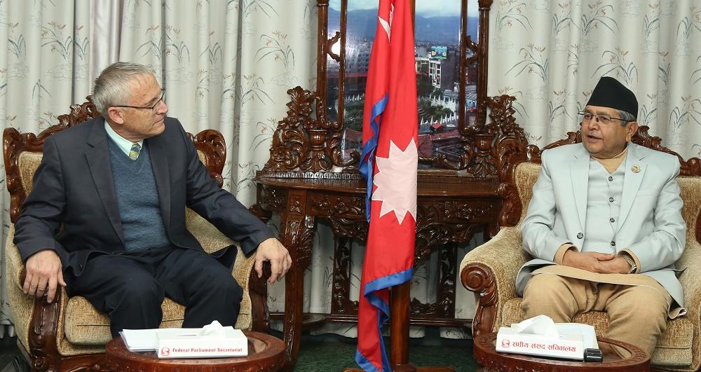 विपिनको रिहाइका लागि सभामुखले गरे इसराइलका राजदूतसँग अपिल