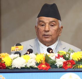 भ्रष्टाचार नियन्त्रणका लागि दृढ राजनीतिक प्रतिवद्धता पहिलो प्रस्थान विन्दु : राष्ट्रपति