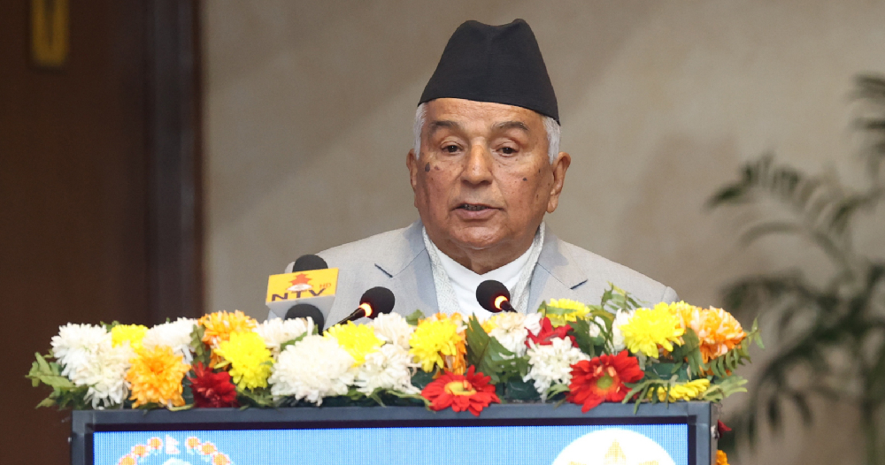 भ्रष्टाचार नियन्त्रणका लागि दृढ राजनीतिक प्रतिवद्धता पहिलो प्रस्थान विन्दु : राष्ट्रपति