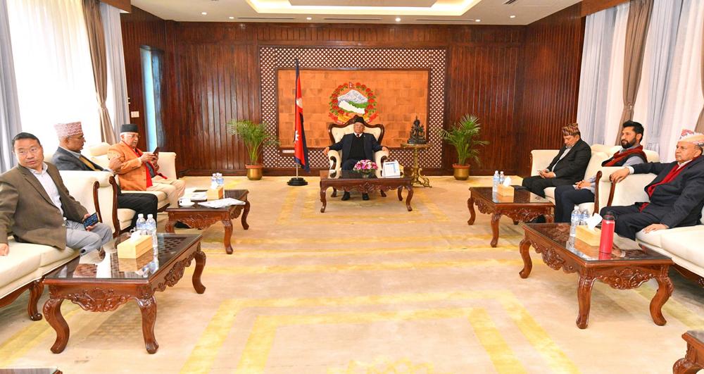 गठबन्धनको कार्यदलले बुझायो शिर्ष नेतालाइ न्युनतम साझा कार्यक्रमको प्रतिवेदन