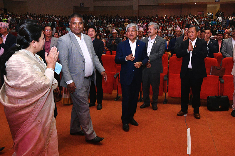 अहिलेको स्वतन्त्रता र अधिकार कसैको निगाहबाट प्राप्त हैन : पूर्वराष्ट्रपति भण्डारी