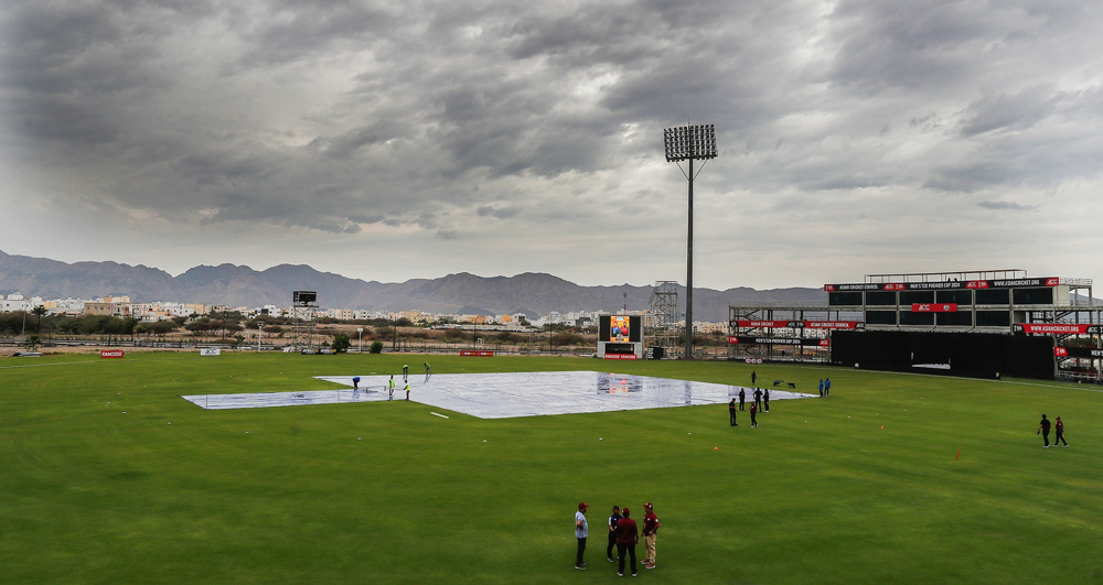 वर्षाको कारण नेपाल र हङकङबीचको खेल प्रभावित