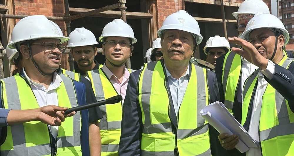 संसद् भवन निर्माणको काम समयमै सम्पन्न गर्न उपप्रधानमन्त्री सिंहको निर्देशन