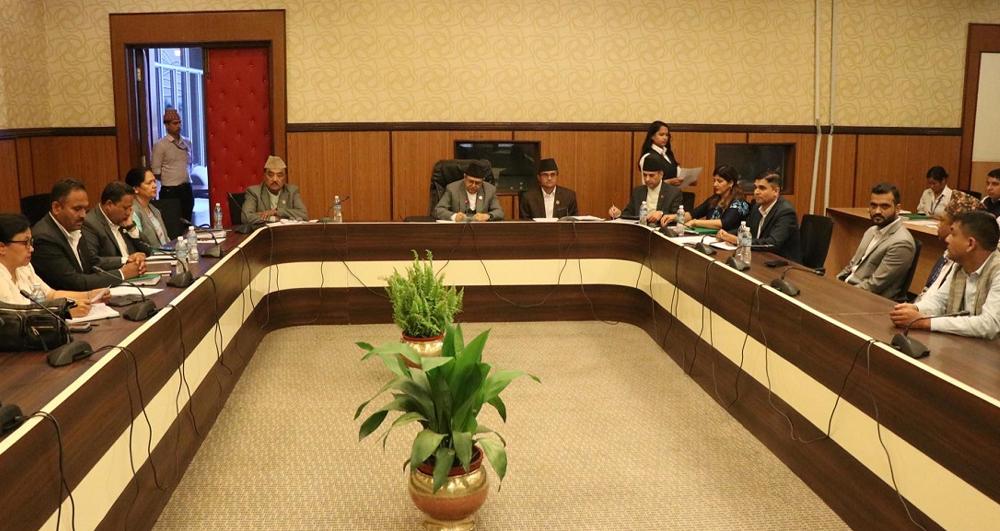 सहकारी अनुसन्धानबारे आज गृहसचिव र आईजीपीसँग छलफल गर्दै संसदीय समिति