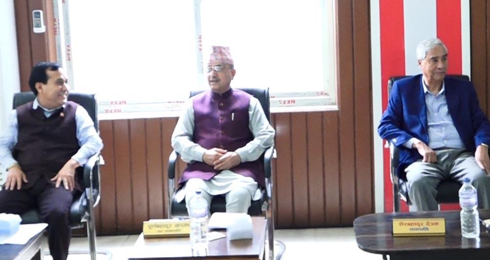 महामन्त्रीद्वयको प्रतिवेदन पारित गर्न कांग्रेसका शीर्ष नेताको बैठक बस्दै