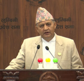 लुम्बिनीका मुख्यमन्त्री आचार्यले पाए विश्वासको मत