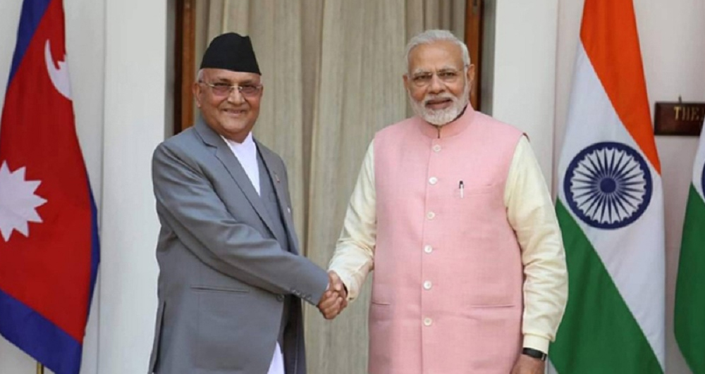 प्रधानमन्त्री ओली र भारतीय प्रधानमन्त्री मोदीबीच आज भेटवार्ता हुँदै