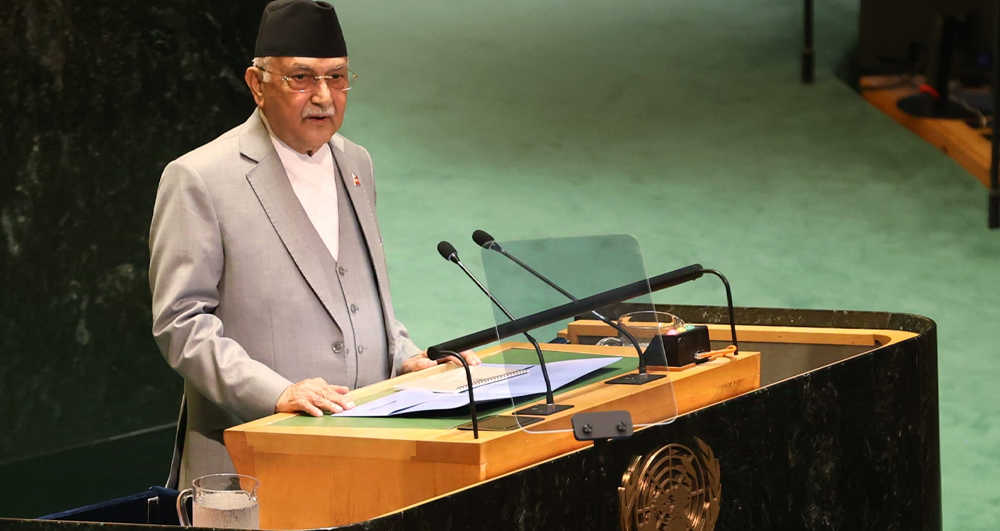 विश्व शान्ति र सुरक्षामा थप योगदान गर्न नेपाल तयार छ : प्रधानमन्त्री ओली