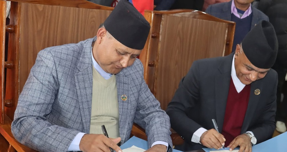 विकास र समृद्धिका लागि कर्णाली र लुम्बिनी सरकारबीच सम्झौता