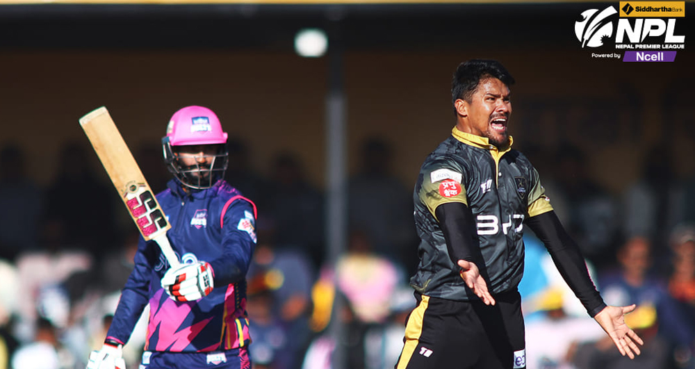 जनकपुर बन्यो एनपीएलको प्लेअफमा पुग्ने पहिलो टोली