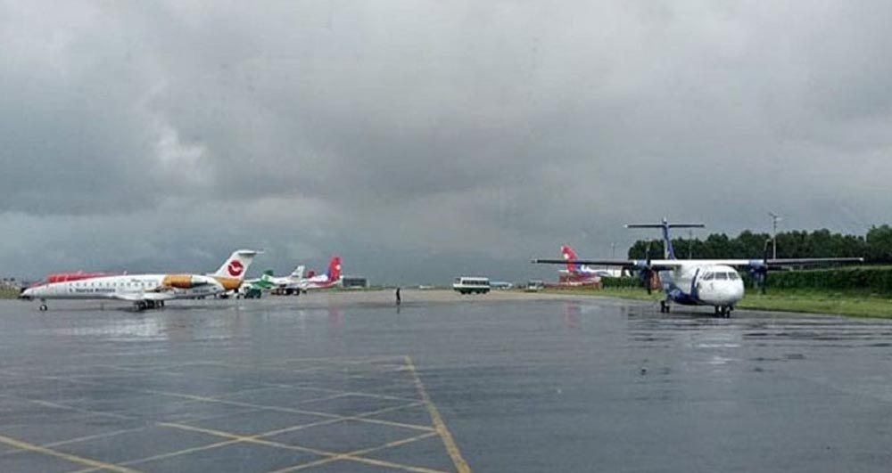 खराब मौसमका कारण हवाई उडान प्रभावित