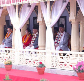 राष्ट्रपति र प्रधानमन्त्रीले गरे वसन्त श्रवण