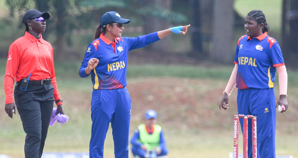 युगान्डासँग नेपाल ४० रनले पराजित