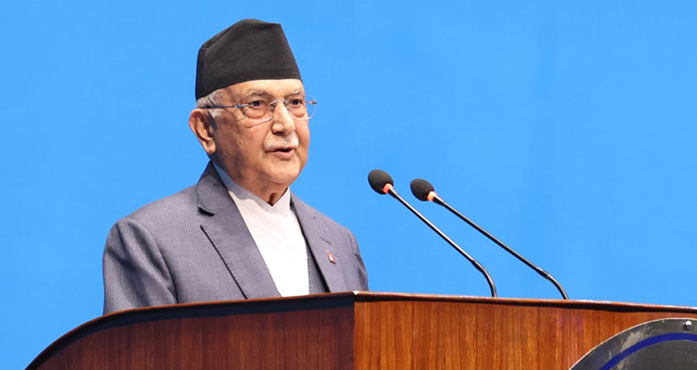 नीति तथा कार्यक्रममाथि सांसदहरुको प्रश्नमा प्रधानमन्त्री ओलीले दिए जवाफ