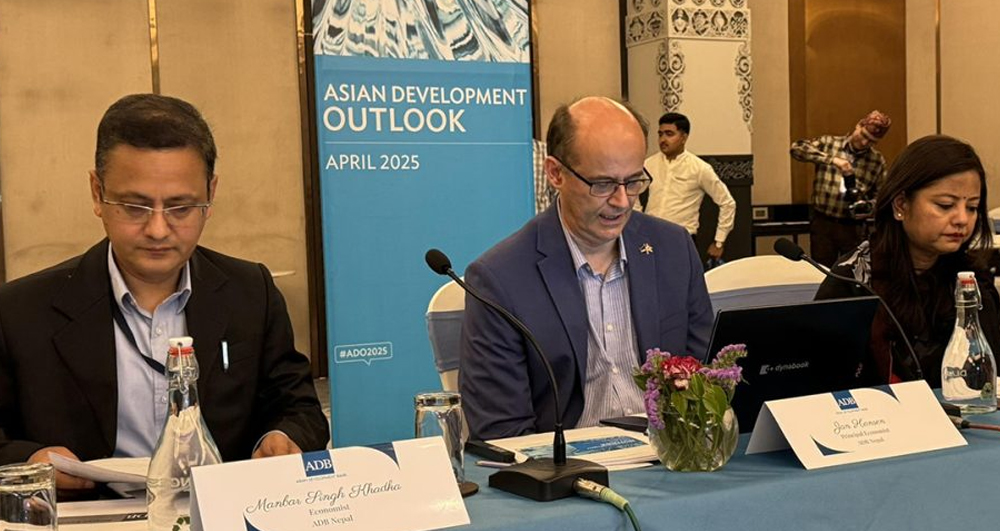 चालु आर्थिक वर्षमा साढे ४ प्रतिशत आर्थिक वृद्धि हुने एडीबीको प्रक्षेपण