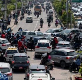 राप्रपा प्रदर्शन : माइतीघर नयाँ बानेश्वर सडक डाइभर्सन