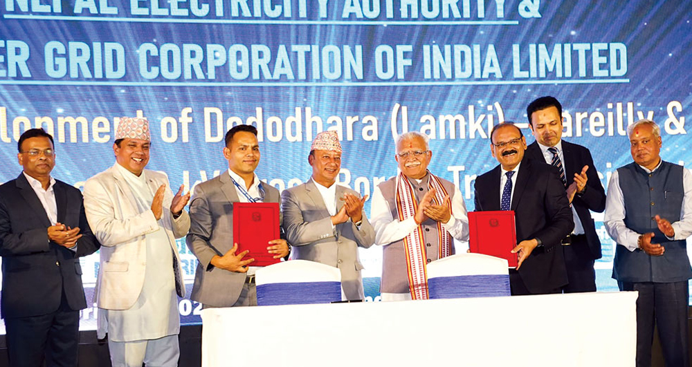 भारतसँग ऊर्जा विकास सम्झौता, अन्तरदेशीय प्रसारण लाइन बन्ने