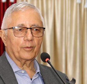 पूर्वराष्ट्रपति भण्डारीसँग कांग्रेस नेता कोइरालाको भेटवार्ता