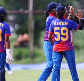 विश्वकप एसिया छनोटमा यूएईले नेपाललाई दियो ११५ रनको लक्ष्य, मनिषाले लिइन चार विकेट