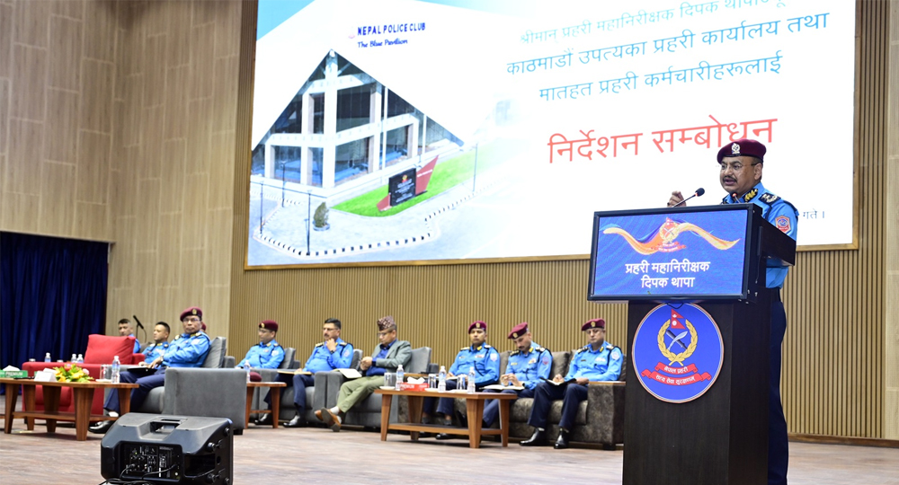 राजनीति व्यवस्था र संविधानविरोधी तत्व सल्बलाए, गम्भीरतापूर्वक लिनु : आईजीपी थापा