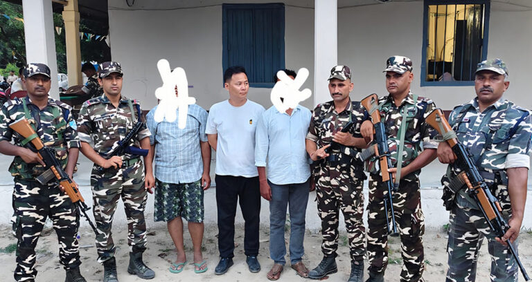 नेपाल-भारत सीमाबाट चिनियाँ नागरिक एसएसबीको फन्दामा