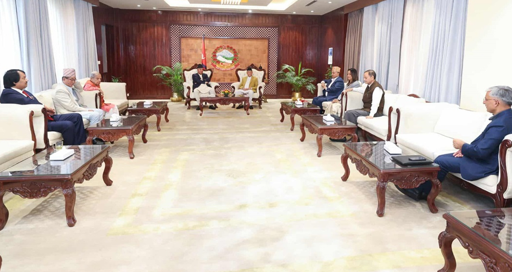 सत्तापक्षीय दलको बैठक बालुवाटारमा