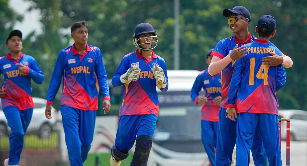 एसीसी यु–१६ क्रिकेट : नेपालको शानदार सुरुवात, सिंगापुर पराजित