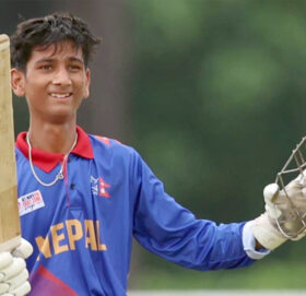 एसीसी यु–१६ : नेपाली ओपनर प्रसिद्ध जैसीले बनाए शतक